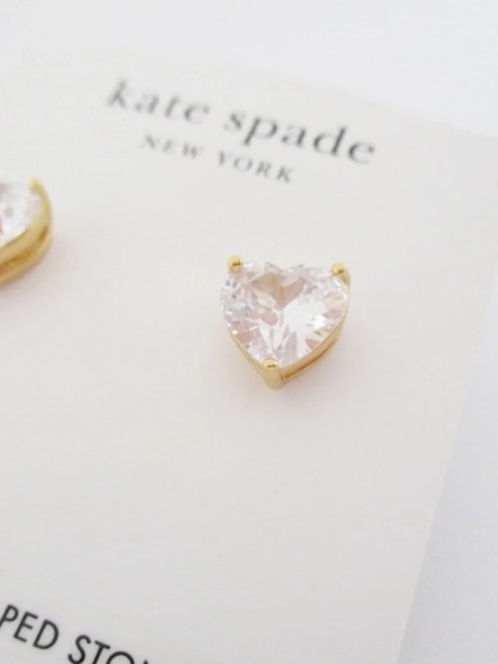 KATE SPADE - My Love Heart Stud Earrings